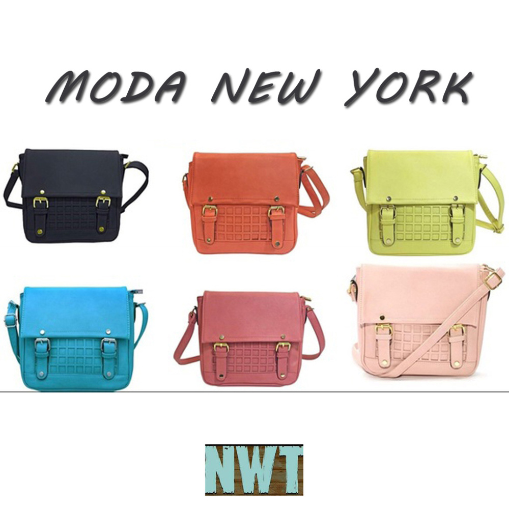 🦋NWT Moda New York Crossbody Purse Handbag 6 Colors